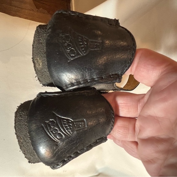 CLARKS ORIGINALS Sz 8 Leather Mary Jane Shoes Ballerina Style Buckle Closure - Picture 8 of 12